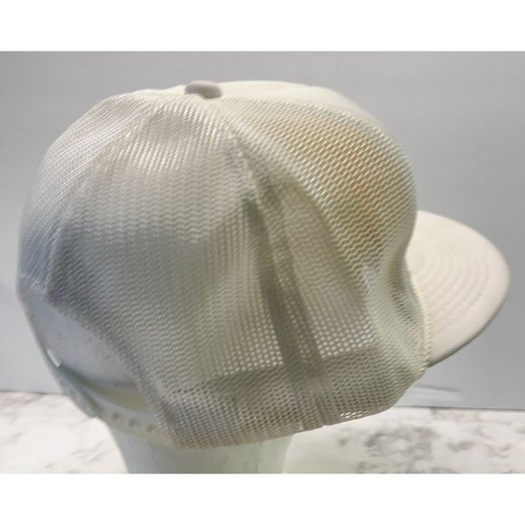 Vintage Carnation Snapback Trucker Hat  Farm Processed Potatoes White 80s - Picture 7 of 10